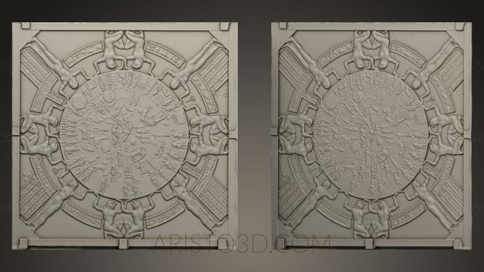 High reliefs and bas-reliefs of fantasy (GRLFF_0002) 3D model for CNC machine